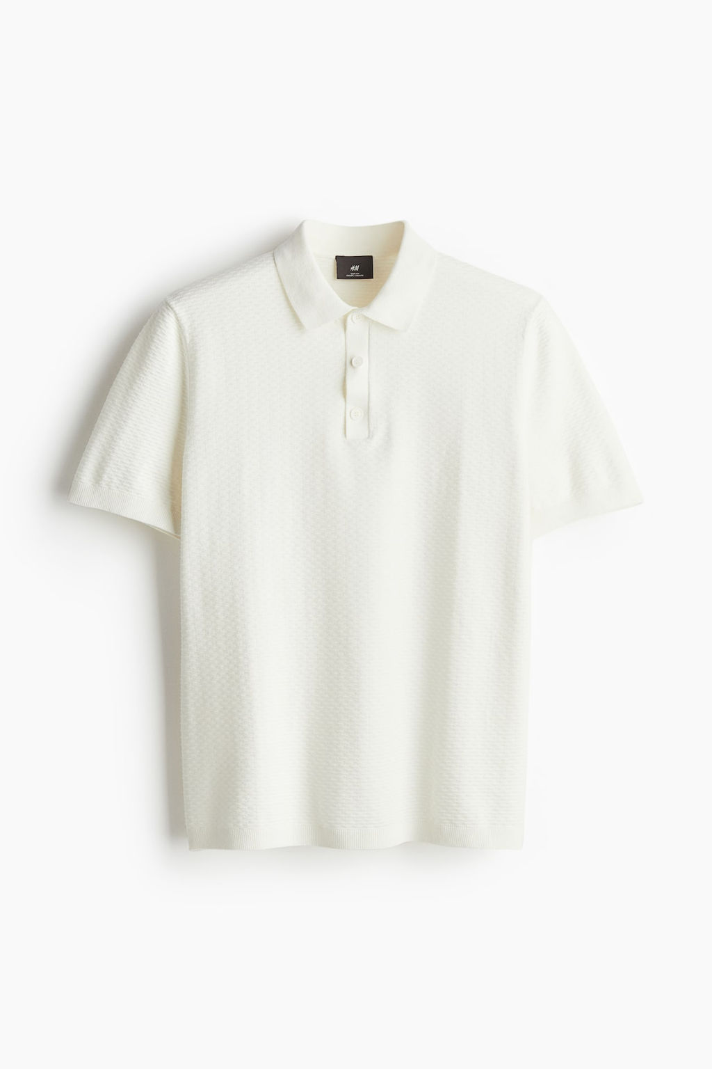 Polo en punto texturizado Slim Fit - H&m фото 6