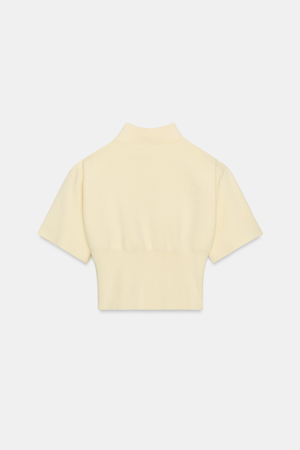 KNIT JUMPER WITH SHOULDER PADS AND SHORT SLEEVES - Zara фото 13