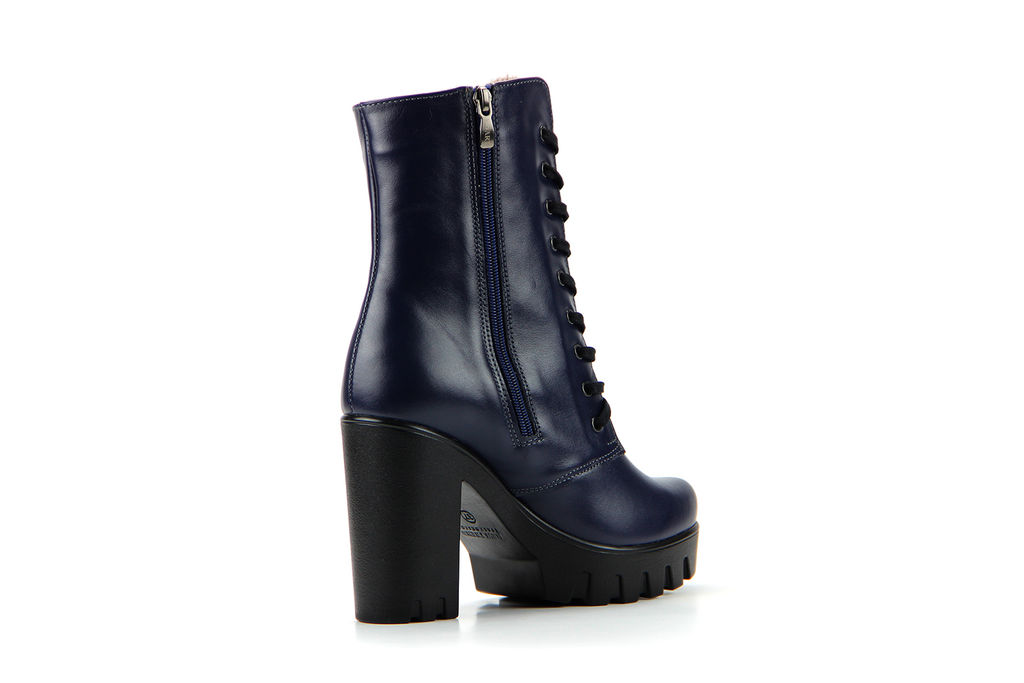 Ботильоны 902.blue.828/Шерсть