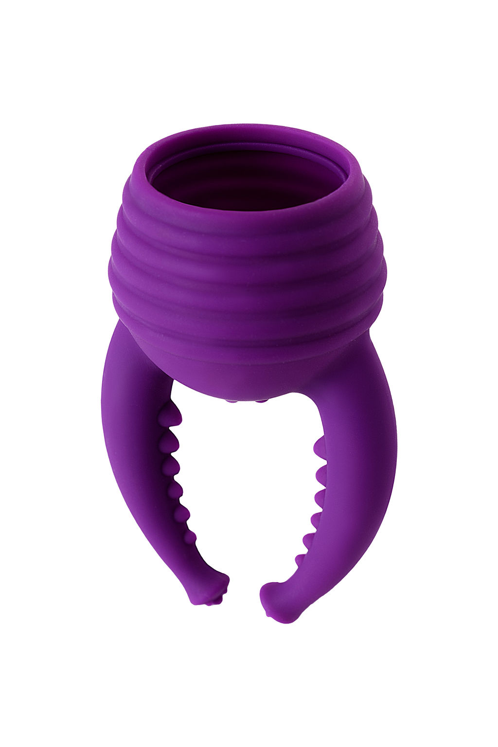Многофункциональный вибромассажер Eromantica Uma, силикон, фиолетовый, 20 см  фото 6