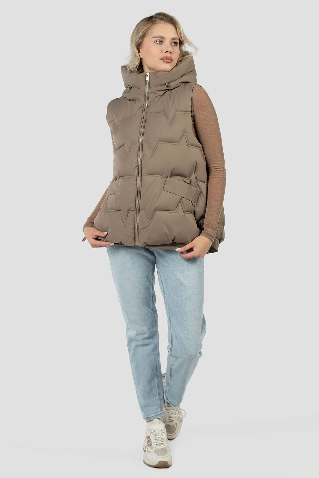 04-3070 Куртка женская демисезонная (синтепон 150) - El podio фото 2