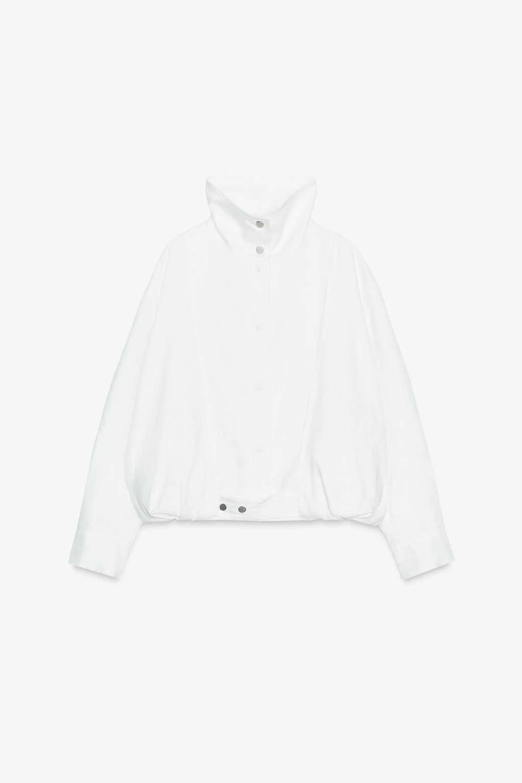 100% LINEN BOMBER JACKET ZW COLLECTION - Zara фото 12