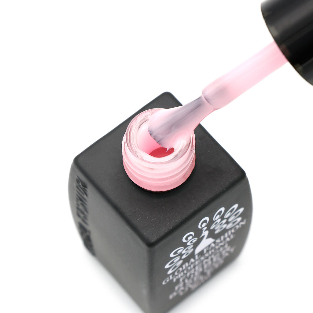 Каучуковая база для гель лака френч, Rubber Base Coat French, 8 мл., Global Fashion 10  фото 14
