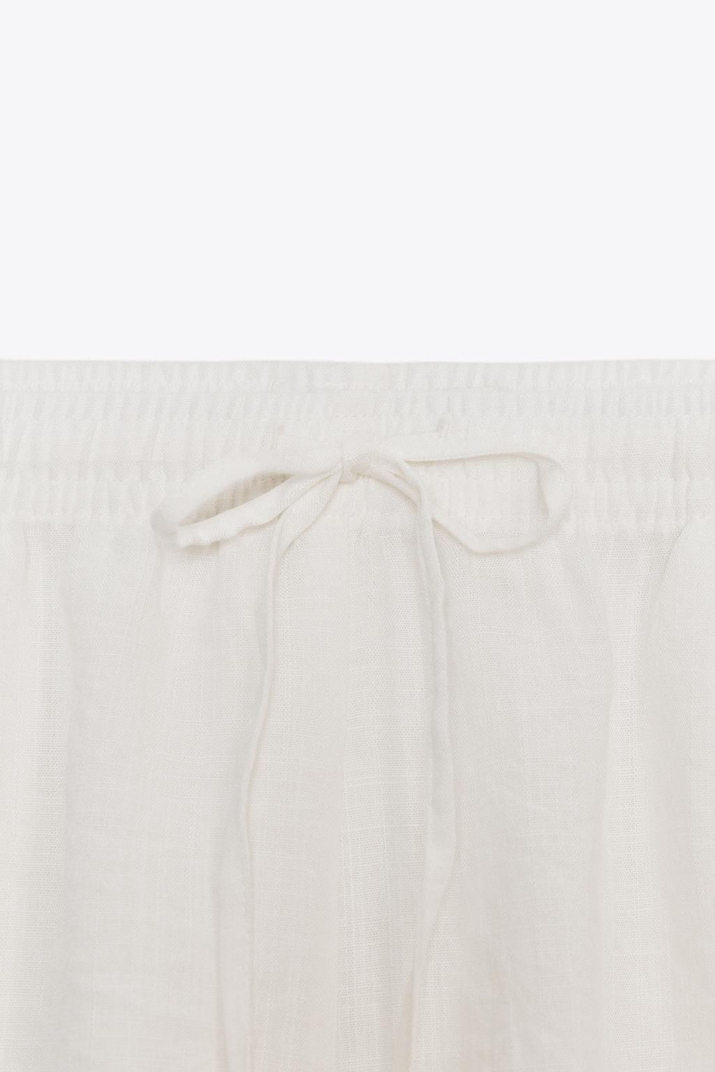 MINI SHORTS WITH DRAWSTRING - Zara фото 7