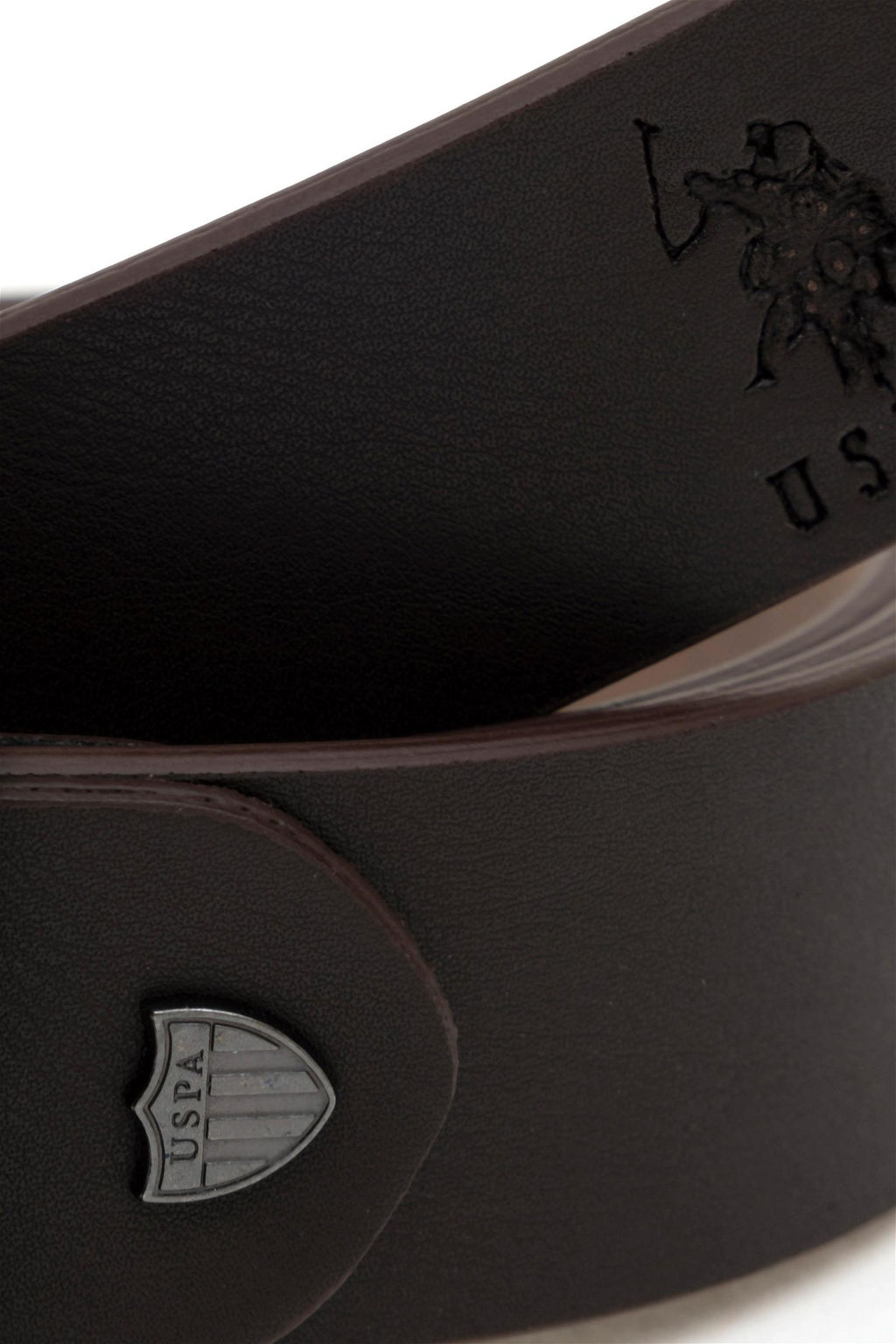 Мужской коричневый пояс - U.s. polo assn фото 4