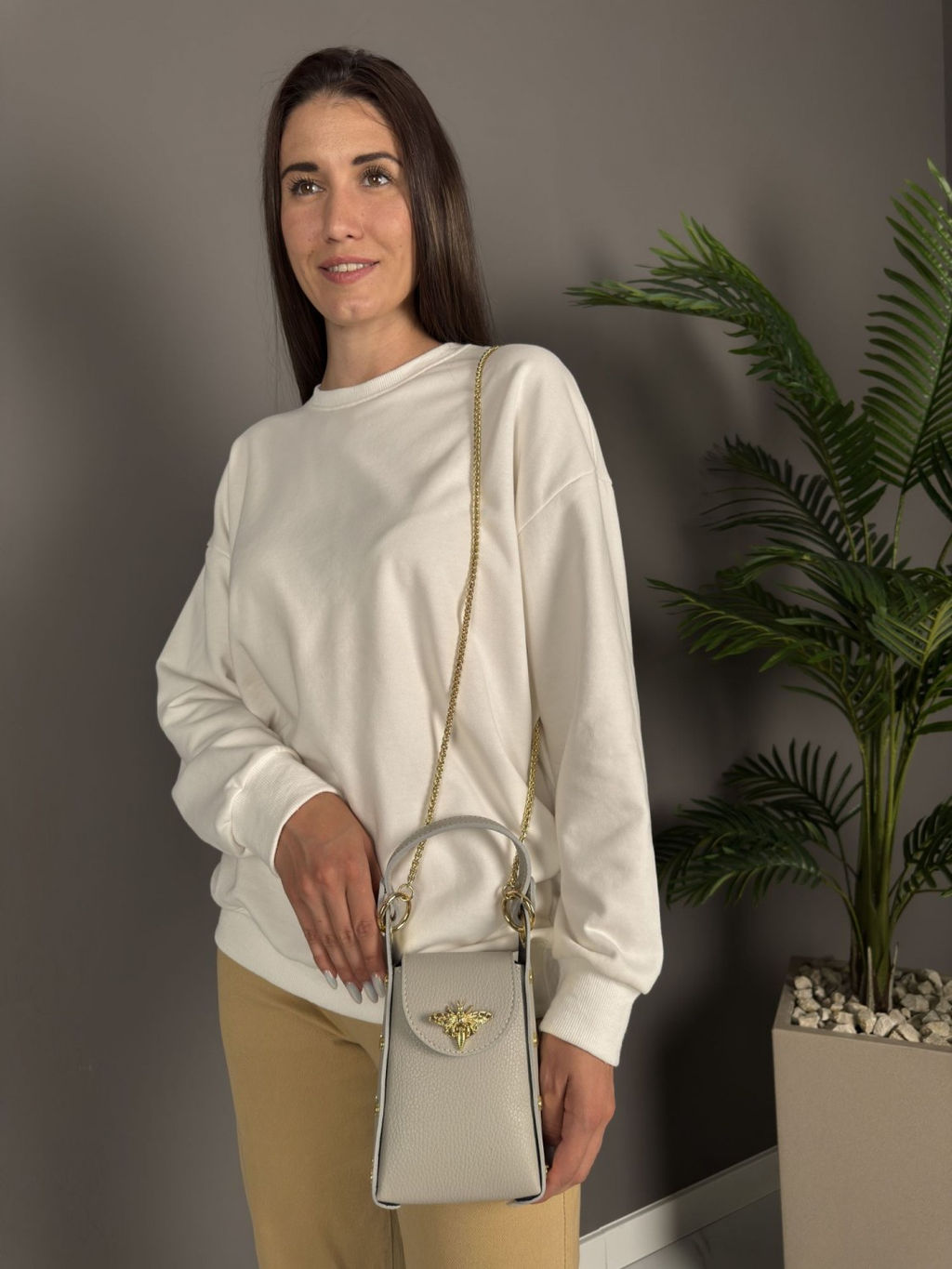 Сумка женская из телячьей кожи