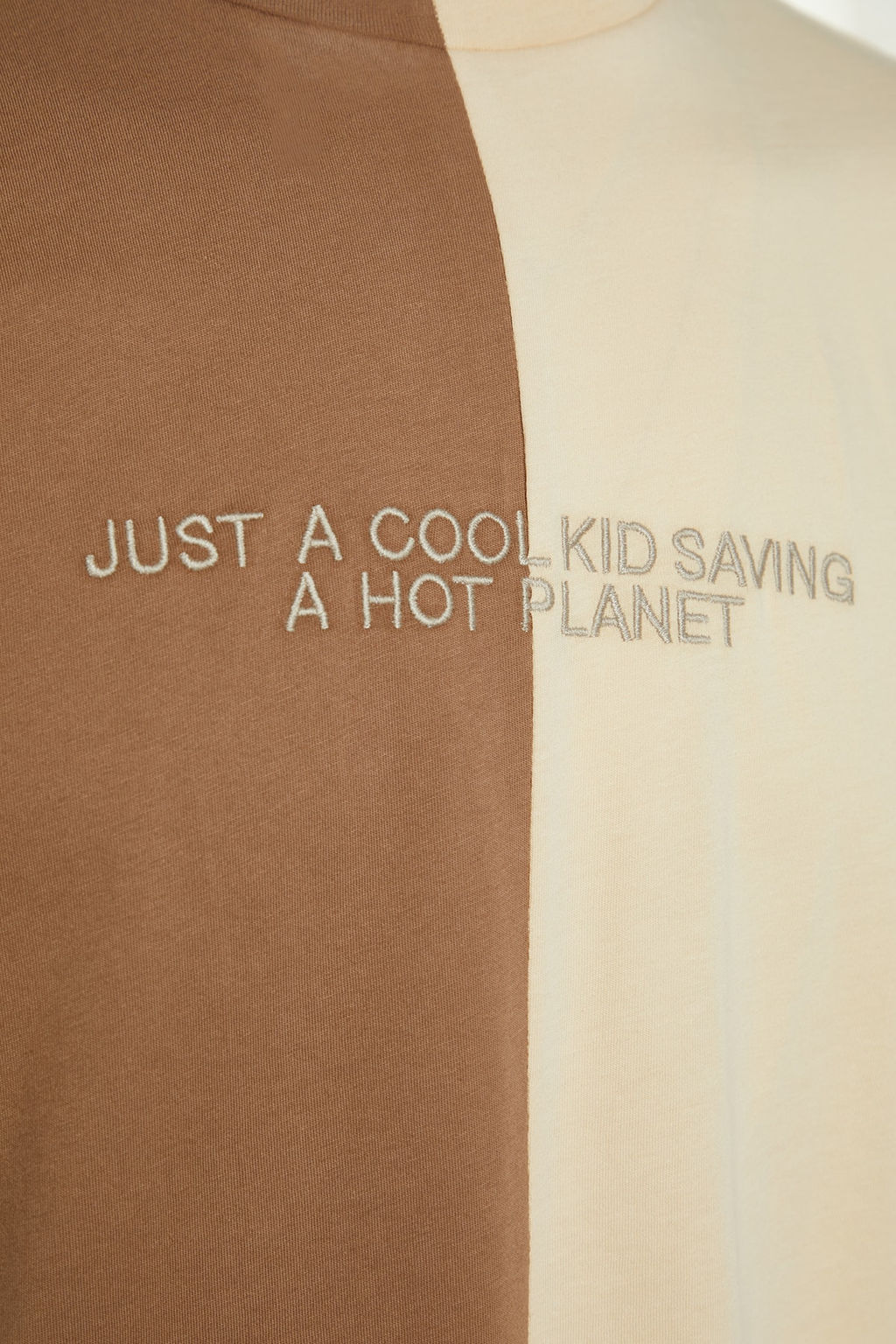 TRENDYOL MAN Kahverengi Oversize Renk Bloklu %100 Nak?sl? T-Shirt TMNSS21TS1452 - Trendyolmilla фото 7
