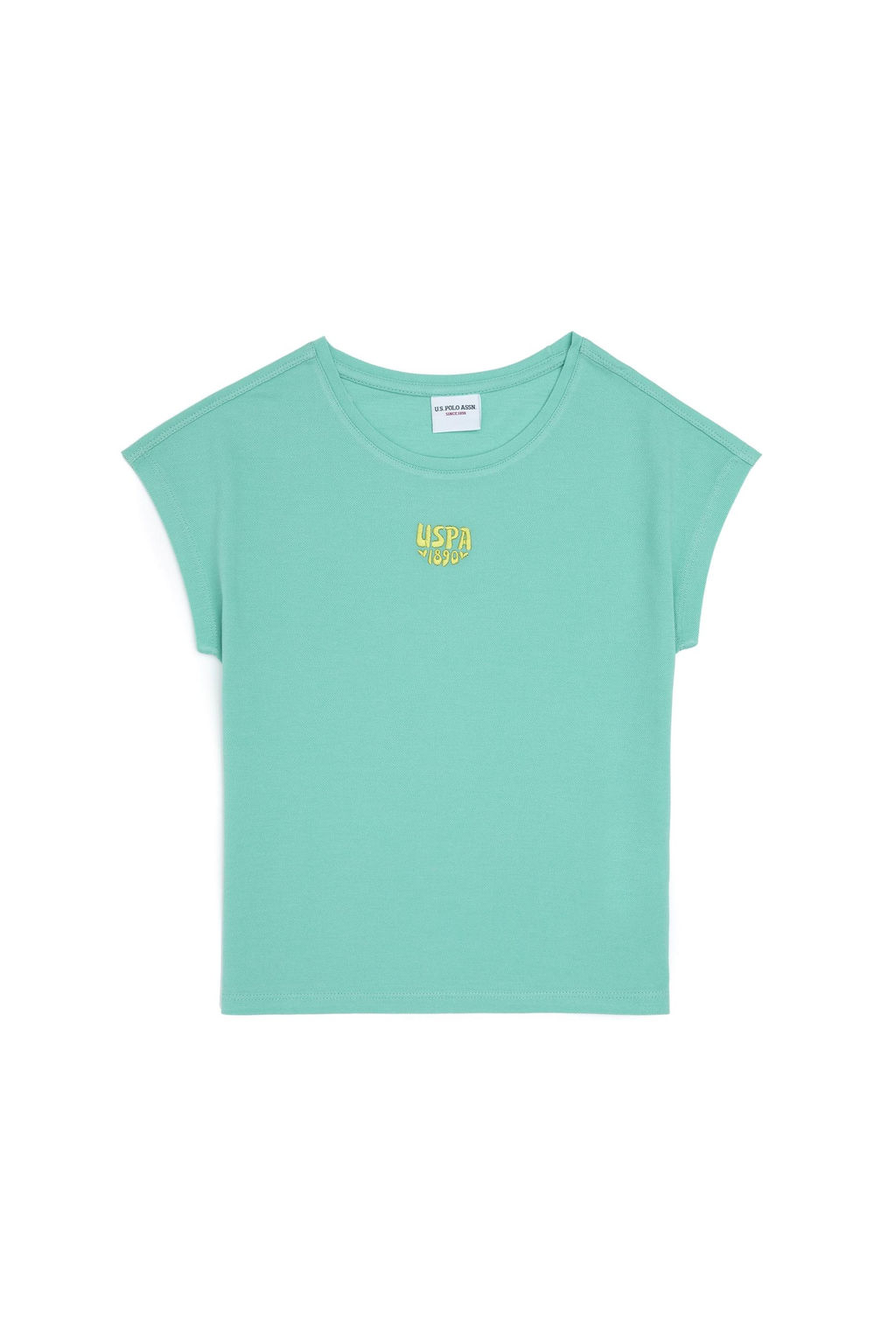 U. S. Polo Assn / Мятная футболка с круглым вырезом для девочек - U.s. polo assn фото 7