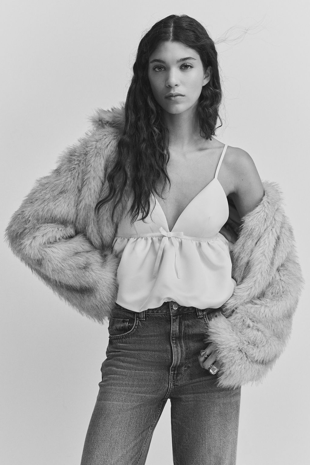 Top burbuja con tirantes espagueti - H&m фото 3