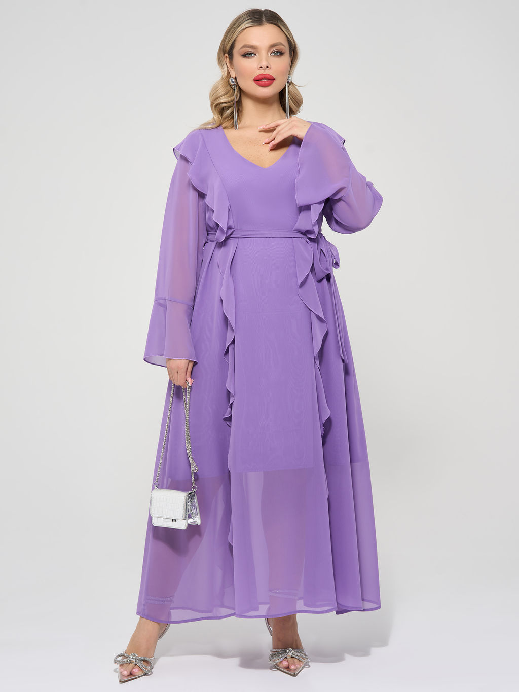 Платье 0372-1 бирюзовый - Dora фото 34