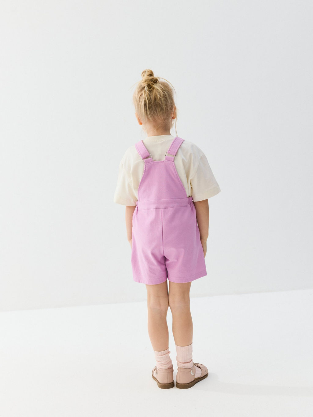 Полукомбинезон из джинскота Сиреневый крокус - Bungly фото 7