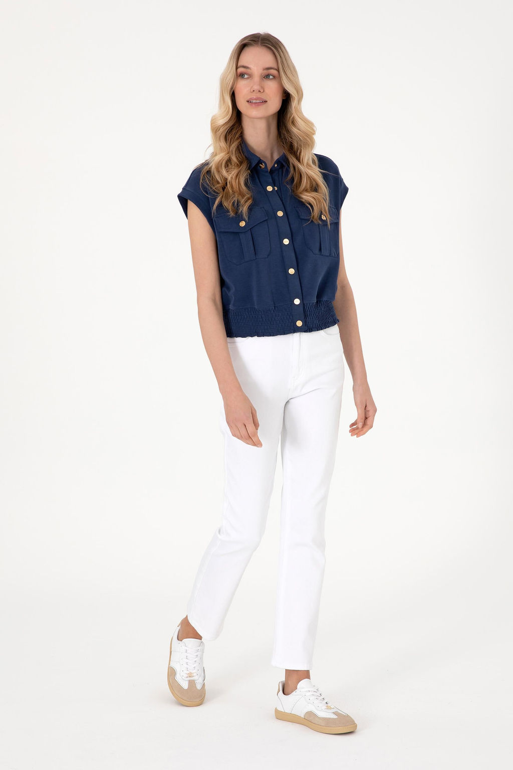 Kad_n Lacivert Sweatshirt Sepette S_rpriz _ndirim - U.s. polo assn фото 11