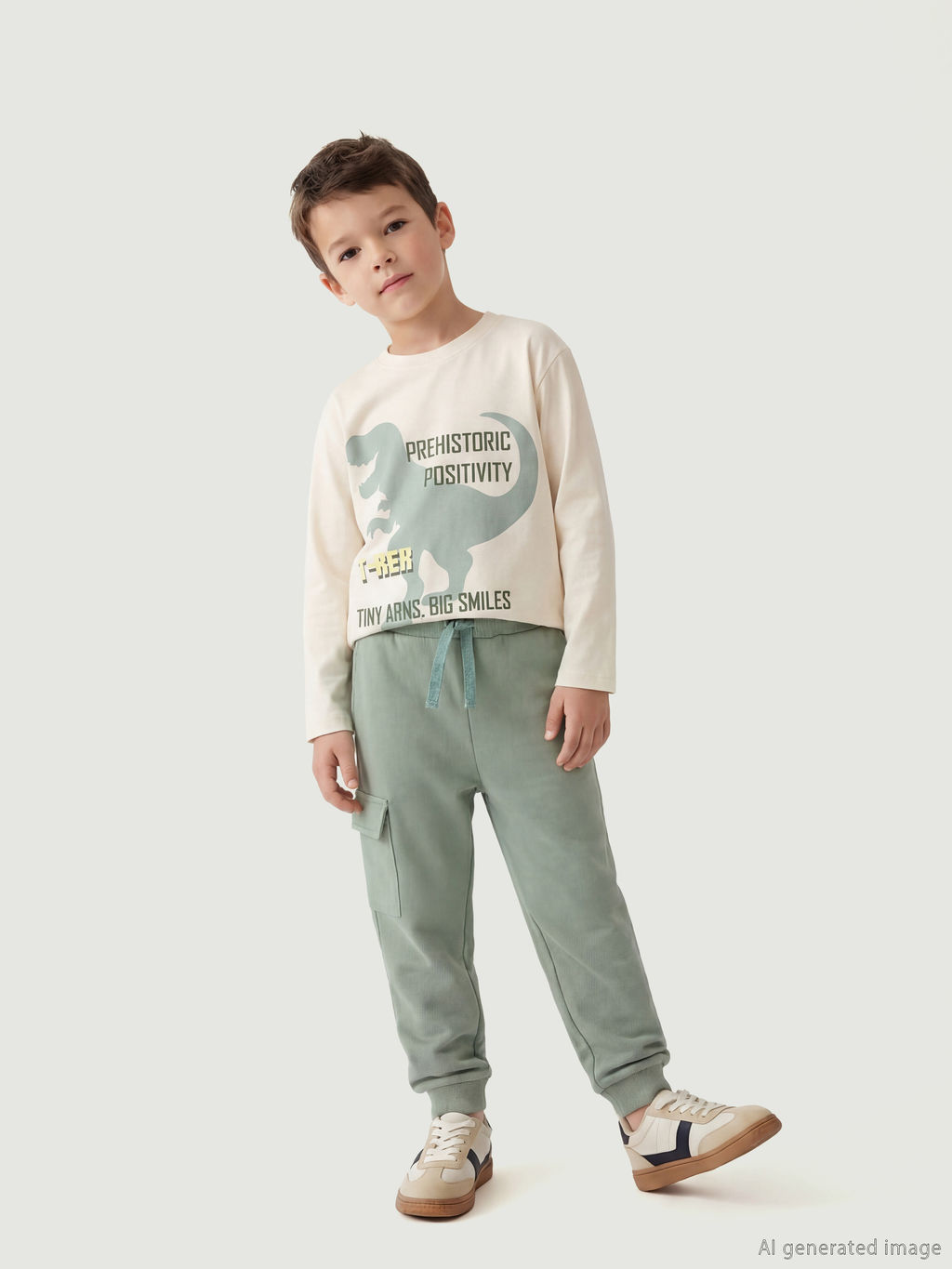 Kargo Cepli Erkek ?ocuk Jogger E?ofman Alt? 2li