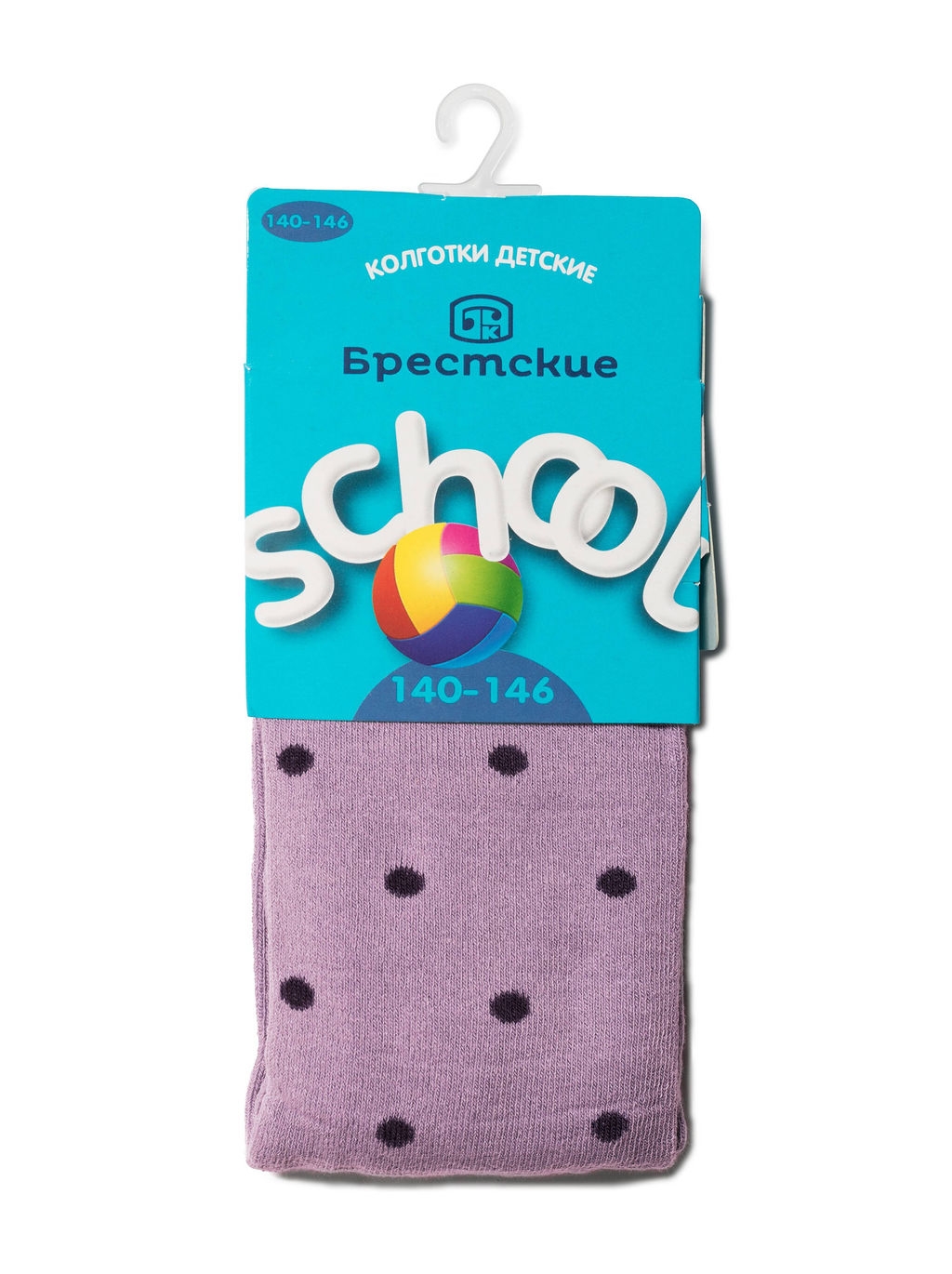 БРЕСТСКИЕ 3280 SCHOOL КОЛГОТКИ ДЕТСКИЕ (рисунок) серо-розовый