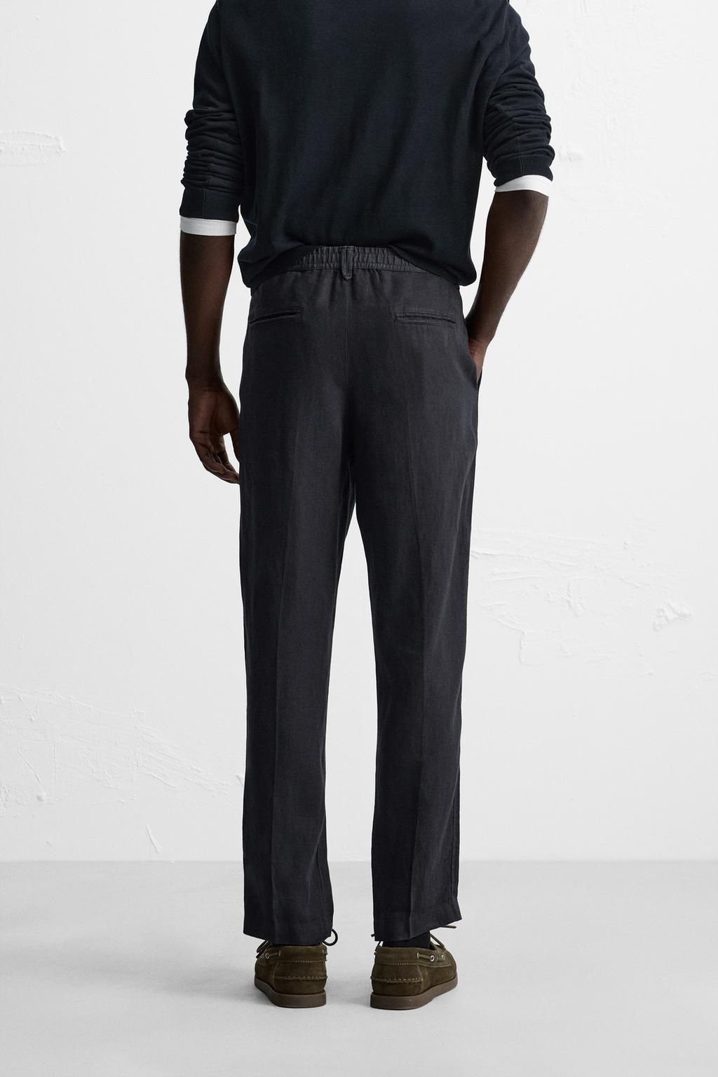 LINEN TROUSERS - Zara фото 30