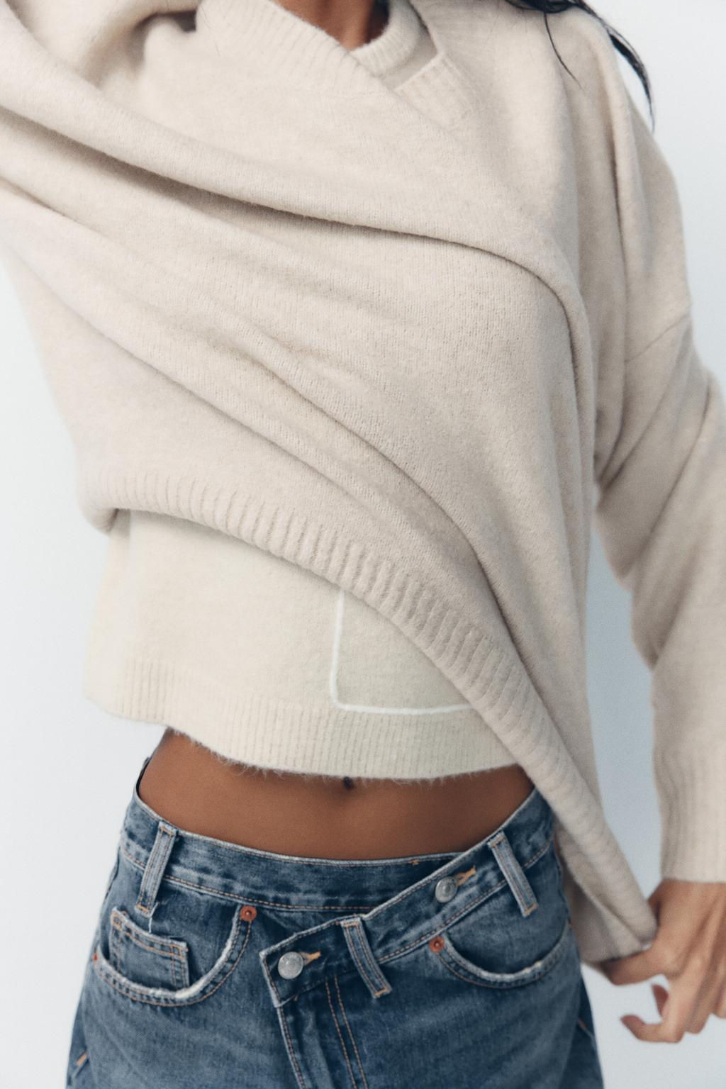SOFT PLAIN KNIT SWEATER - Zara фото 33