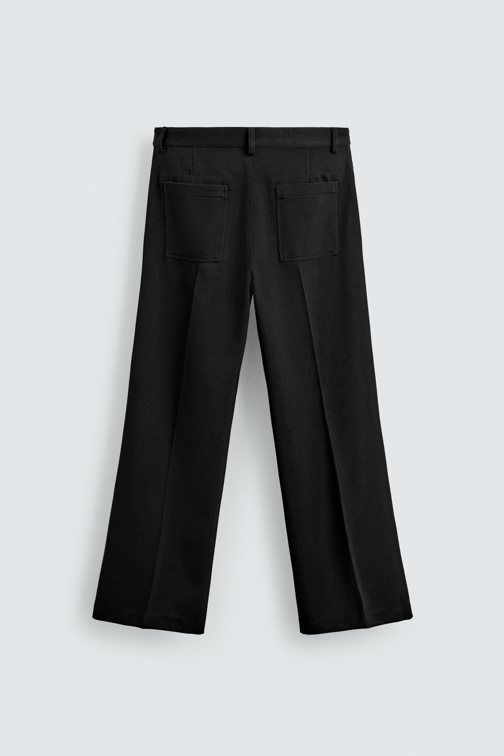 FLARE FIT TWILL TROUSERS - Zara фото 8