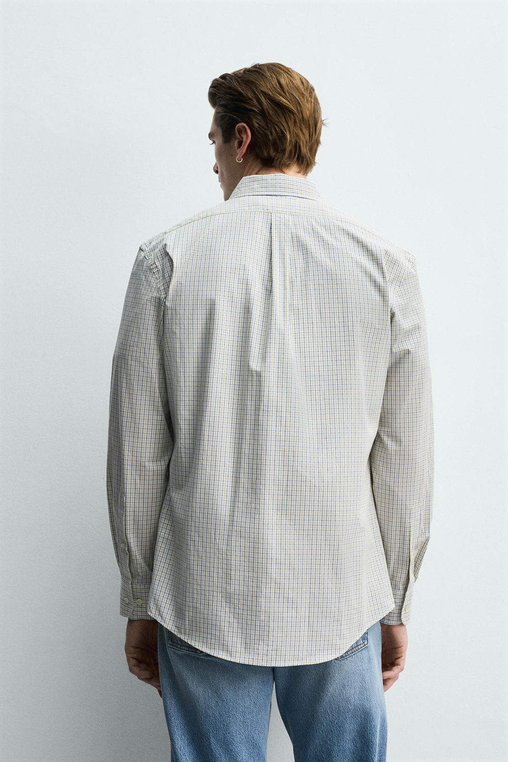 CAMISA REGULAR FIT ALGOD?N / Amarillo oscuro - Zara фото 3
