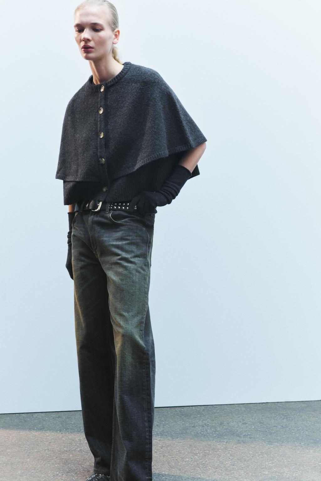 KNIT CAPE JACKET - Zara фото 6