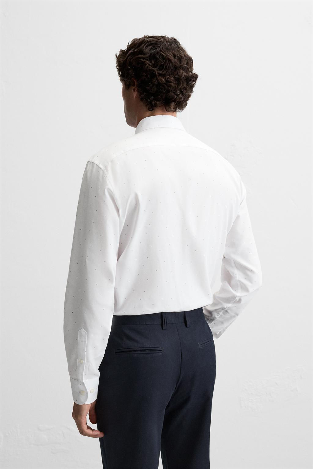 PRINTED EASY CARE SHIRT - Zara фото 3