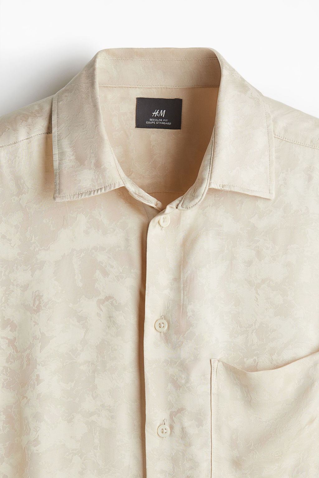 Camisa de saten Regular Fit - H&m фото 5