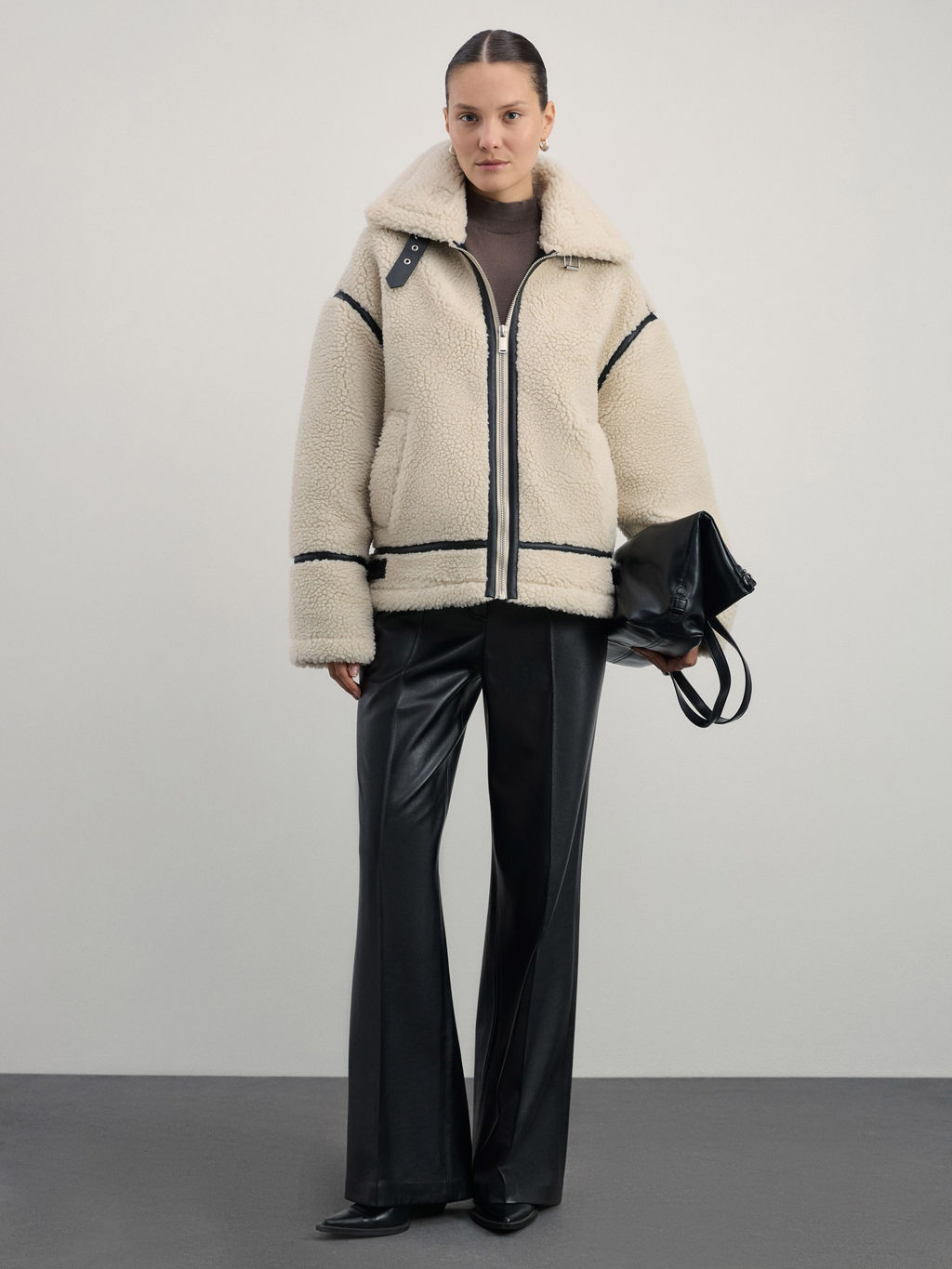 Дублёнка из искусственного меха / Zarina  фото 2