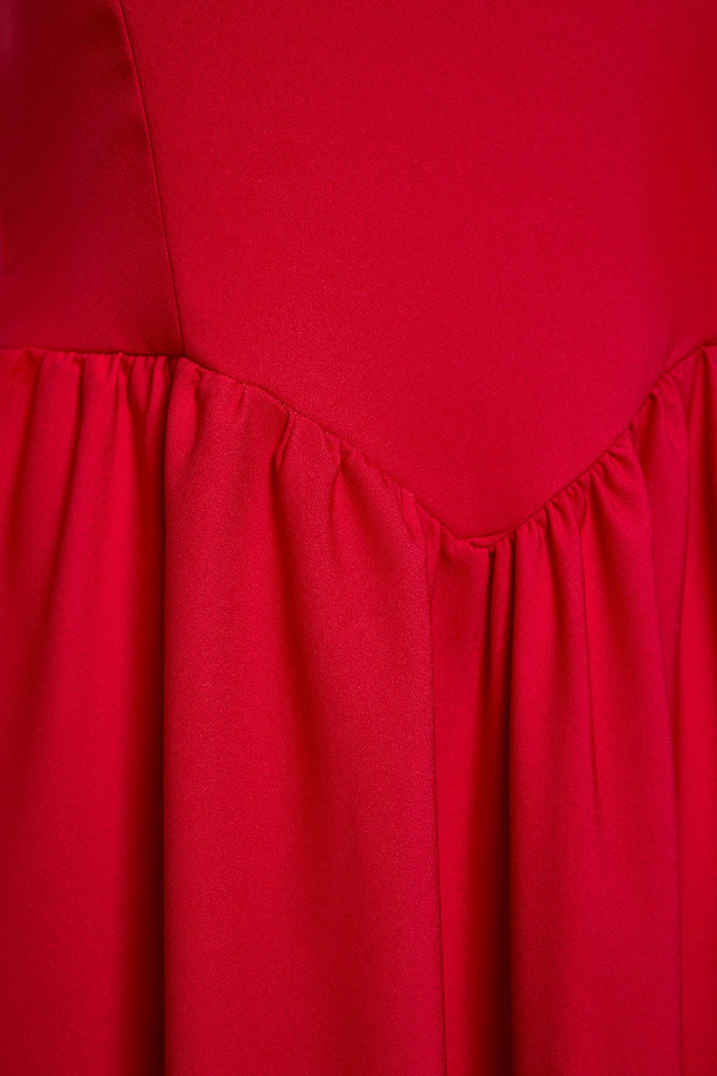 K?rm?z? A-Kesim Fiyonk Detayl? Dokuma S?k Abiye Gece Mezuniyet Elbisesi TPRSS25EL00011