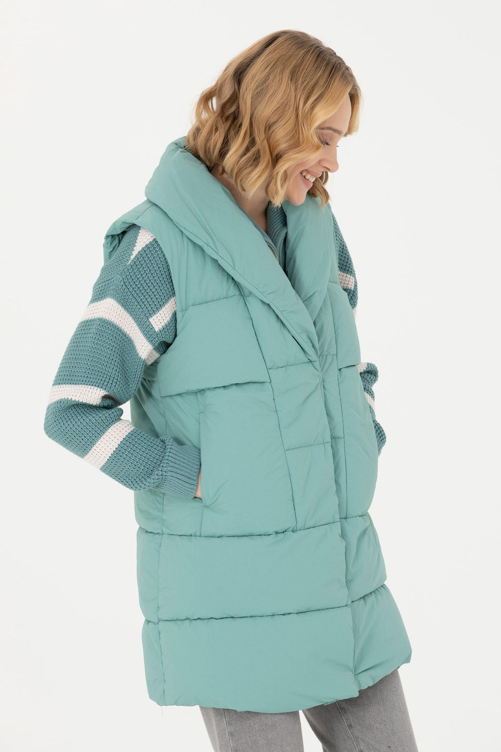 Женский мятный жилет Неожиданная скидка в корзине - U.s. polo assn фото 10