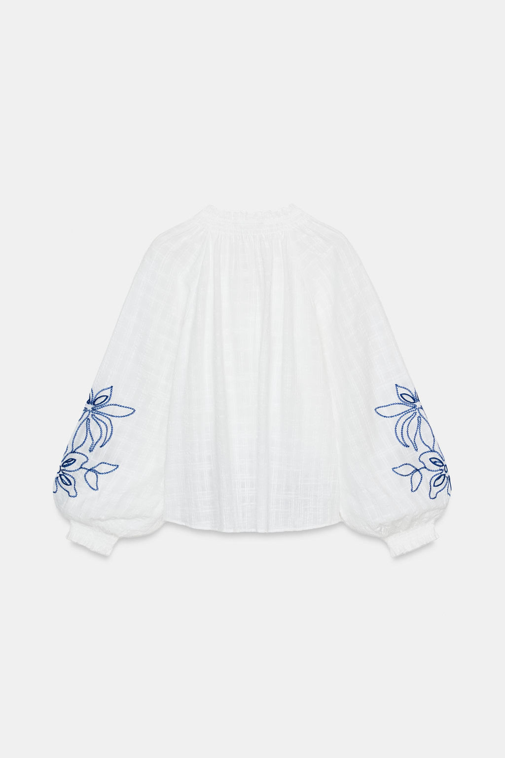 BLUSA BORDADOS FLORES / Crudo - Zara фото 9