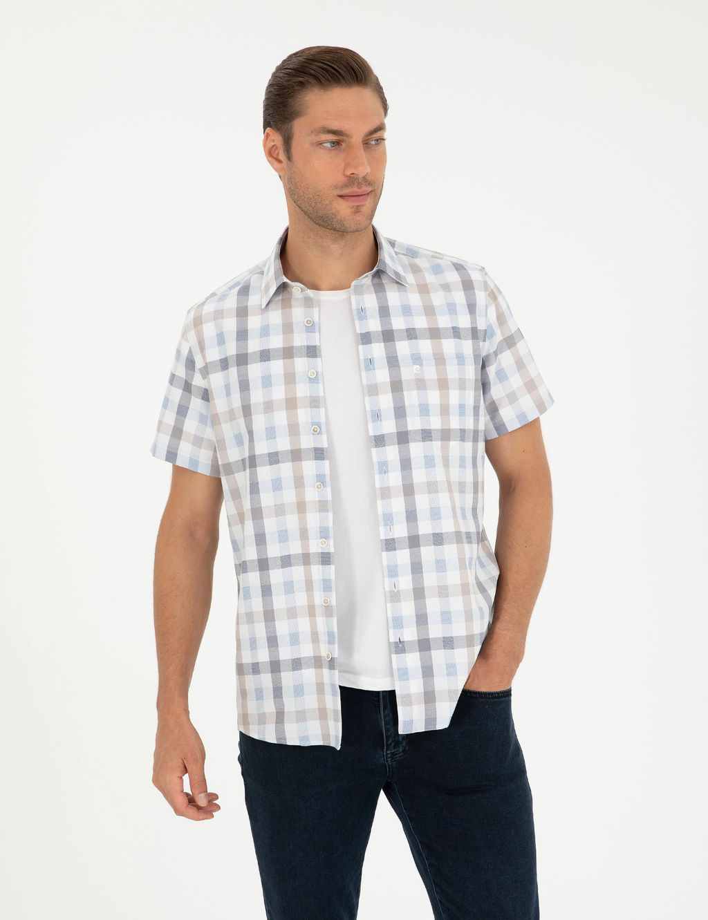 Mavi Regular Fit K_sa Kollu G_mlek