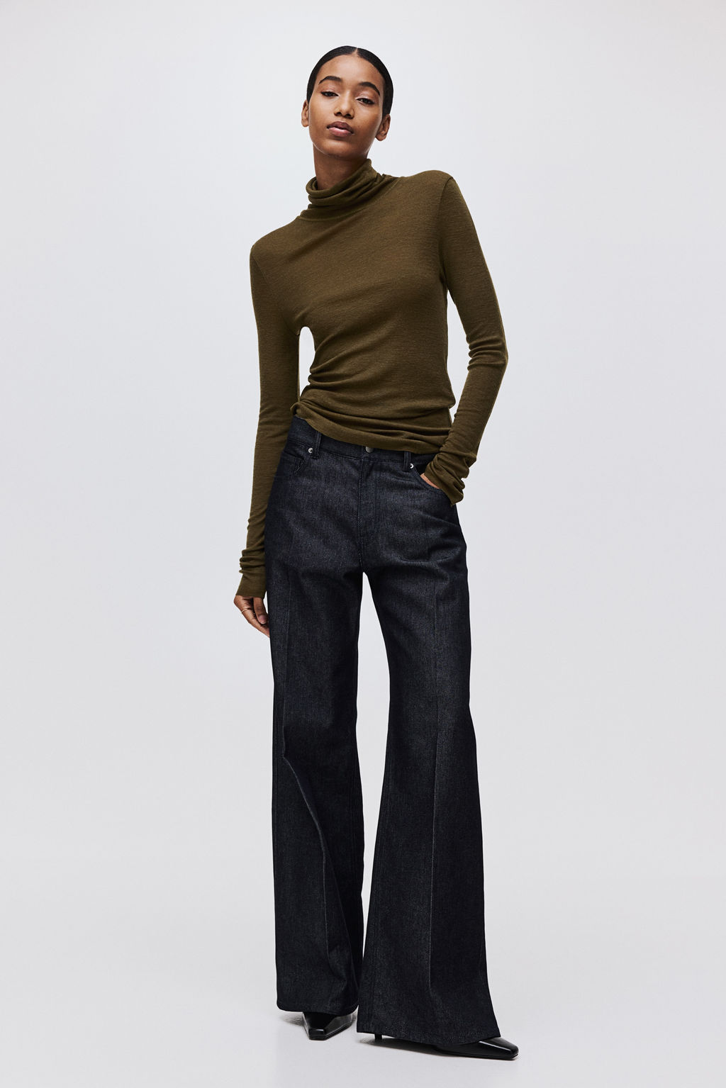 Top de lana con cuello alto - H&m фото 8
