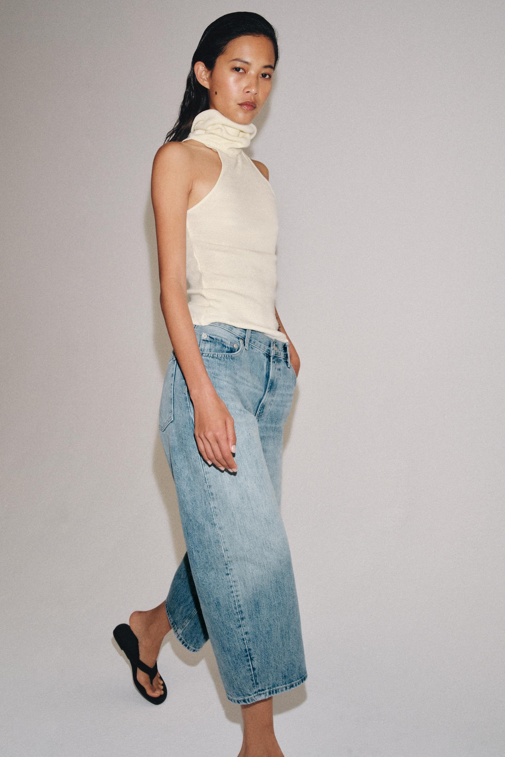 JEANS ZW COLLECTION BALLON TIRO MEDIO / Azul - Zara фото 6