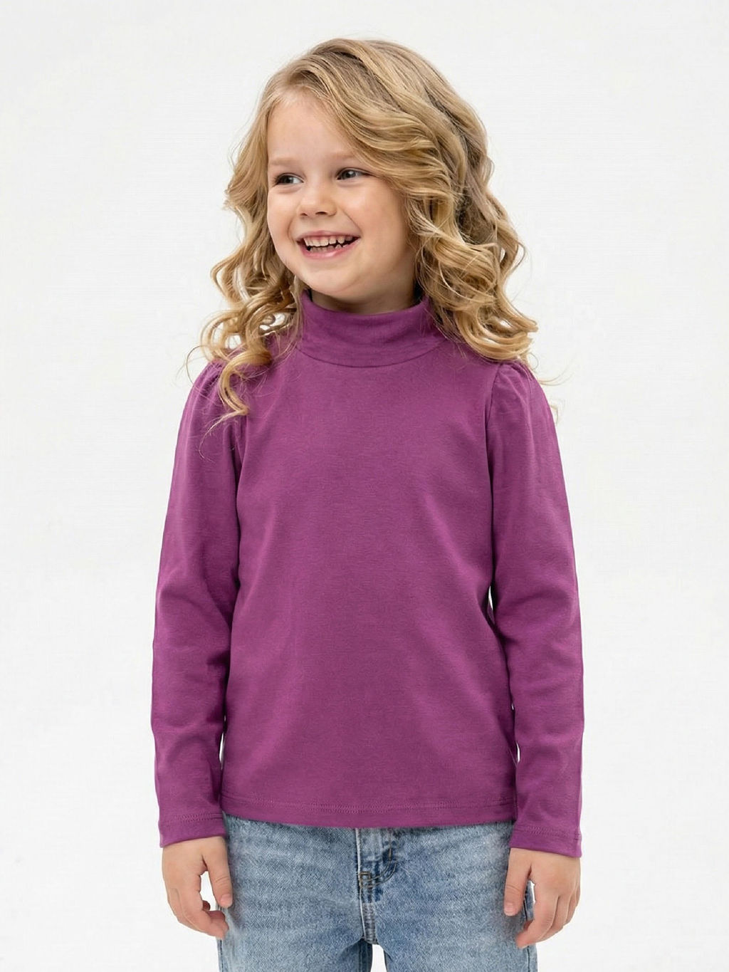 Джемпер (водолазка) UD 7383 розовый - Mini maxi фото 9