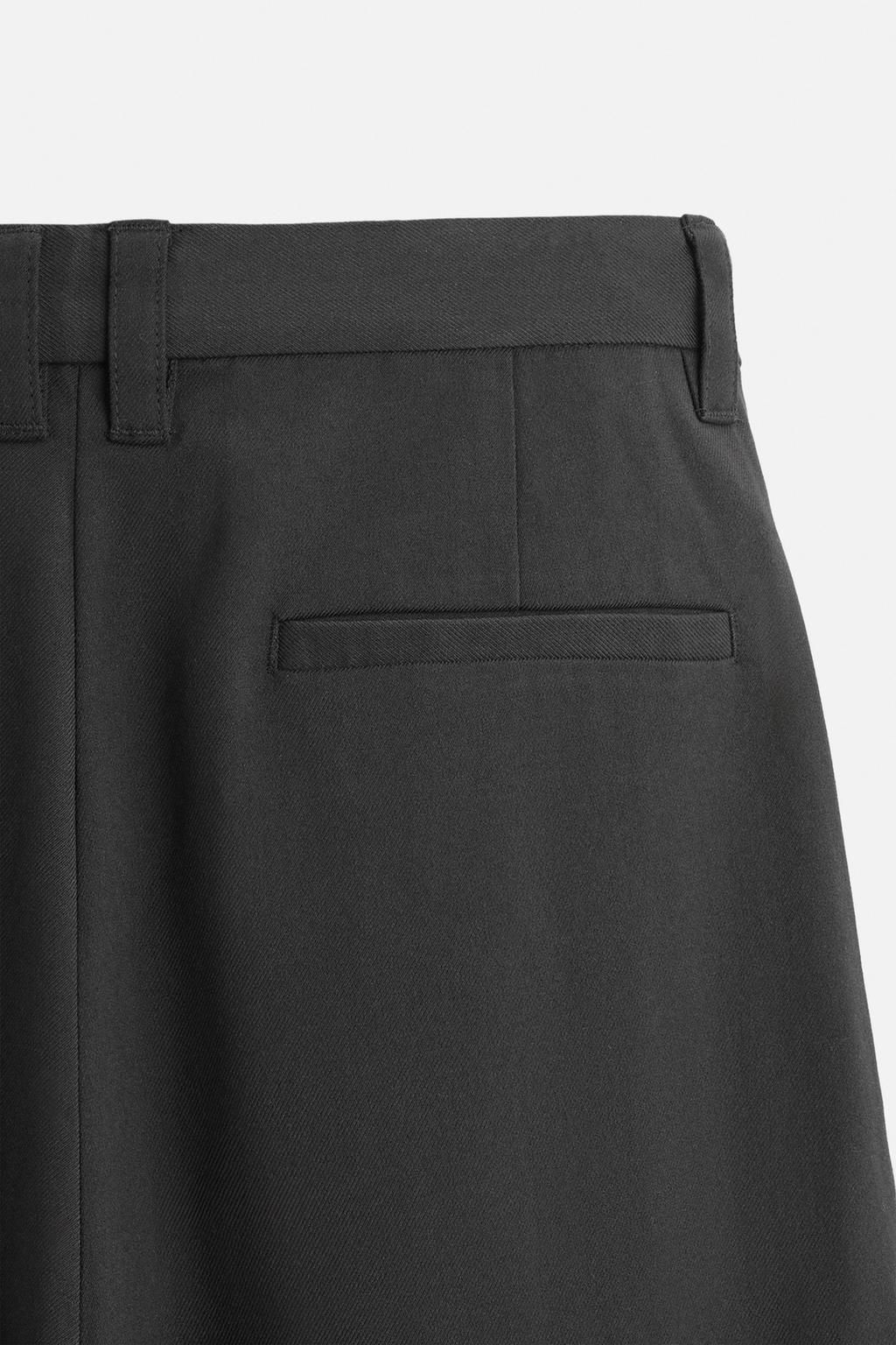 WIDE-FIT PLEATED TROUSERS - Zara фото 10