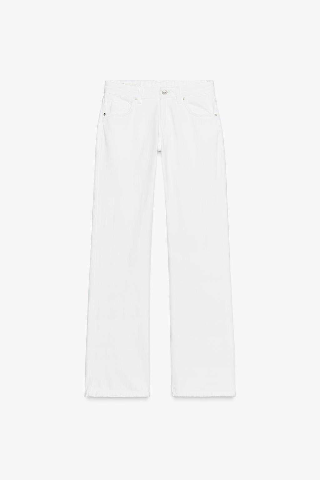 TRF WIDE-LEG LOW-RISE JEANS - Zara фото 12