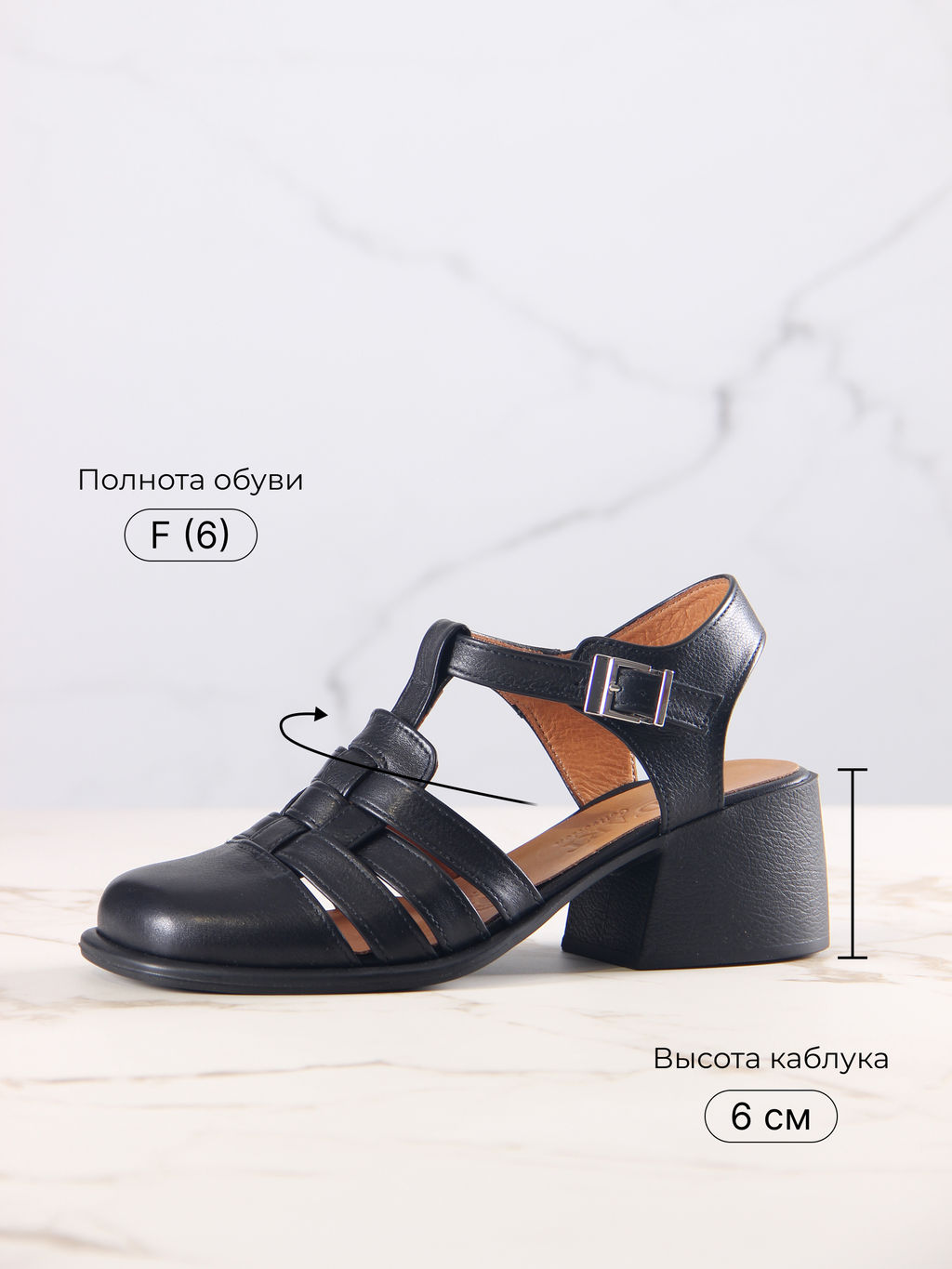Босоножки EDART 5035.23663 bl. Черный