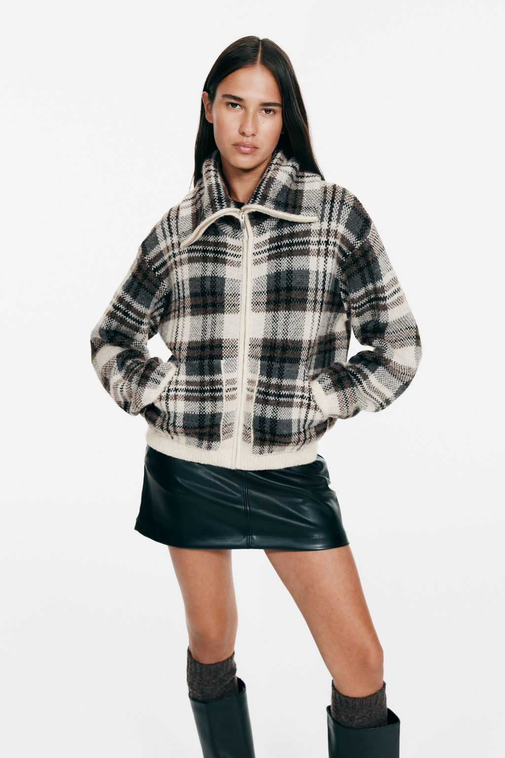 Chaqueta en punto jacquard - H&m фото 6