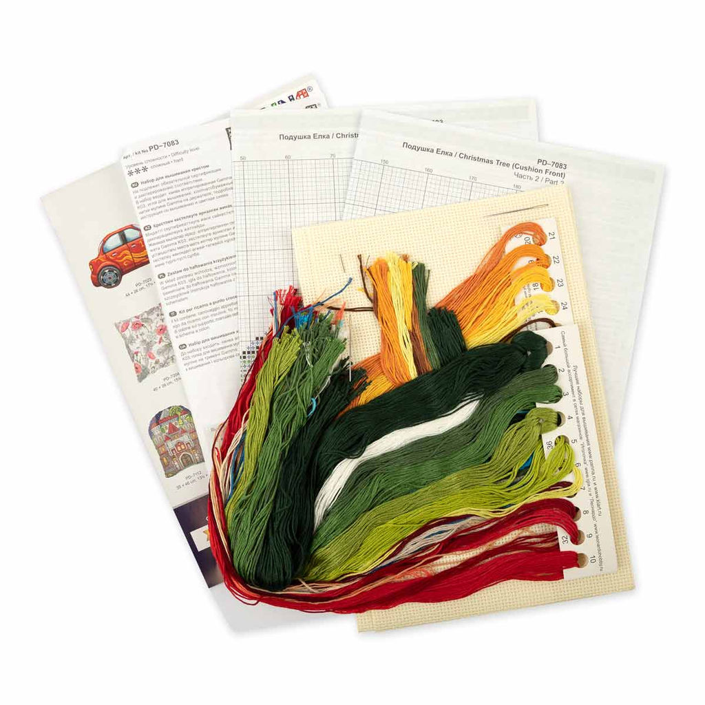 Набор для вышивания PANNA PD-7083 Подушка Елка 44 х 40 см
