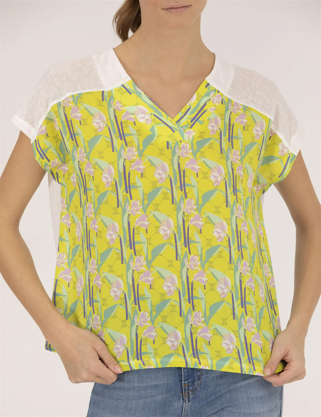 Beyaz Comfort Fit Ti__rt