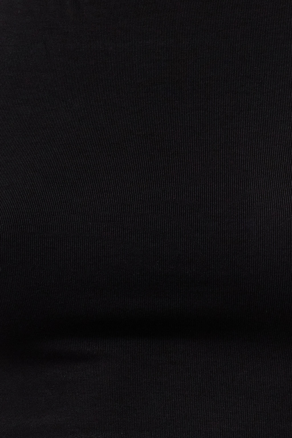 Siyah Ask?l? Fitted/Vucuda Oturan Esnek Orme Bluz TWOSS24BZ00535