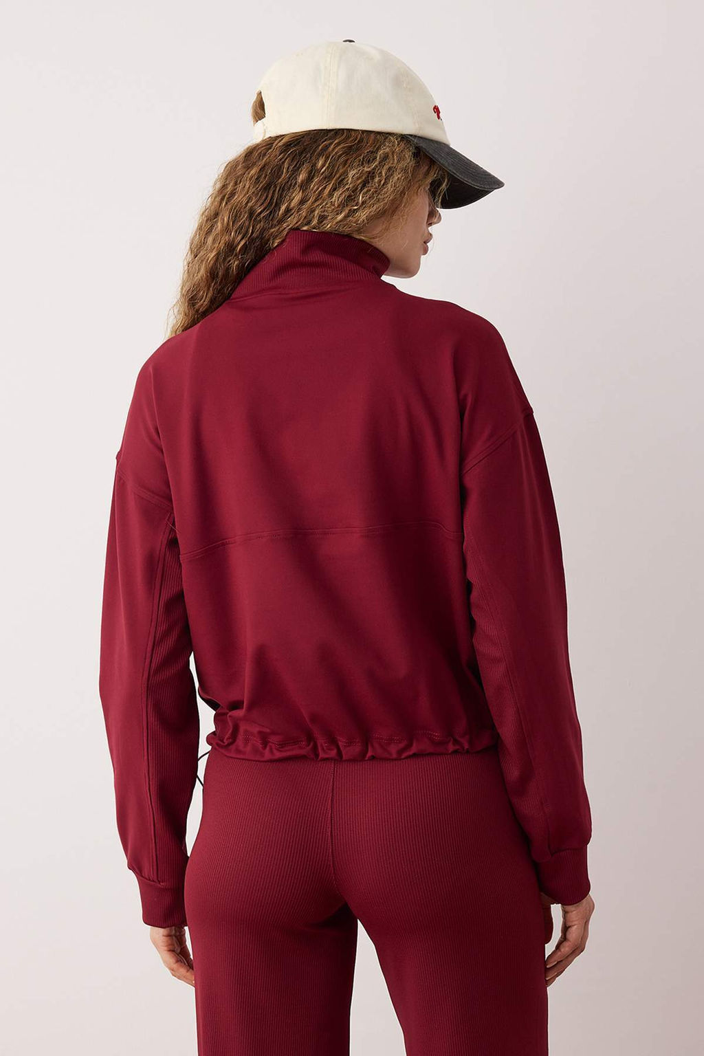 Bordo Modal Kumas Relaxed Sweatshirt THMAW26SW00001 - Trendyolmilla фото 4