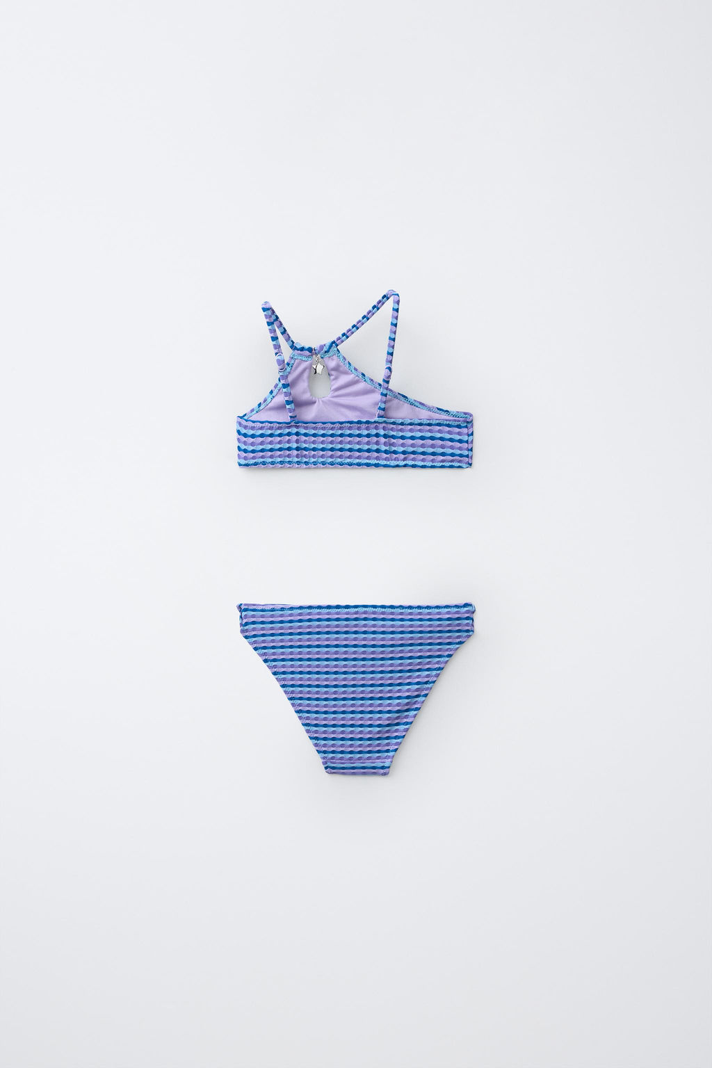 6-14 A?OS/ BIKINI TEXTURA RAYAS / Azul - Zara фото 2