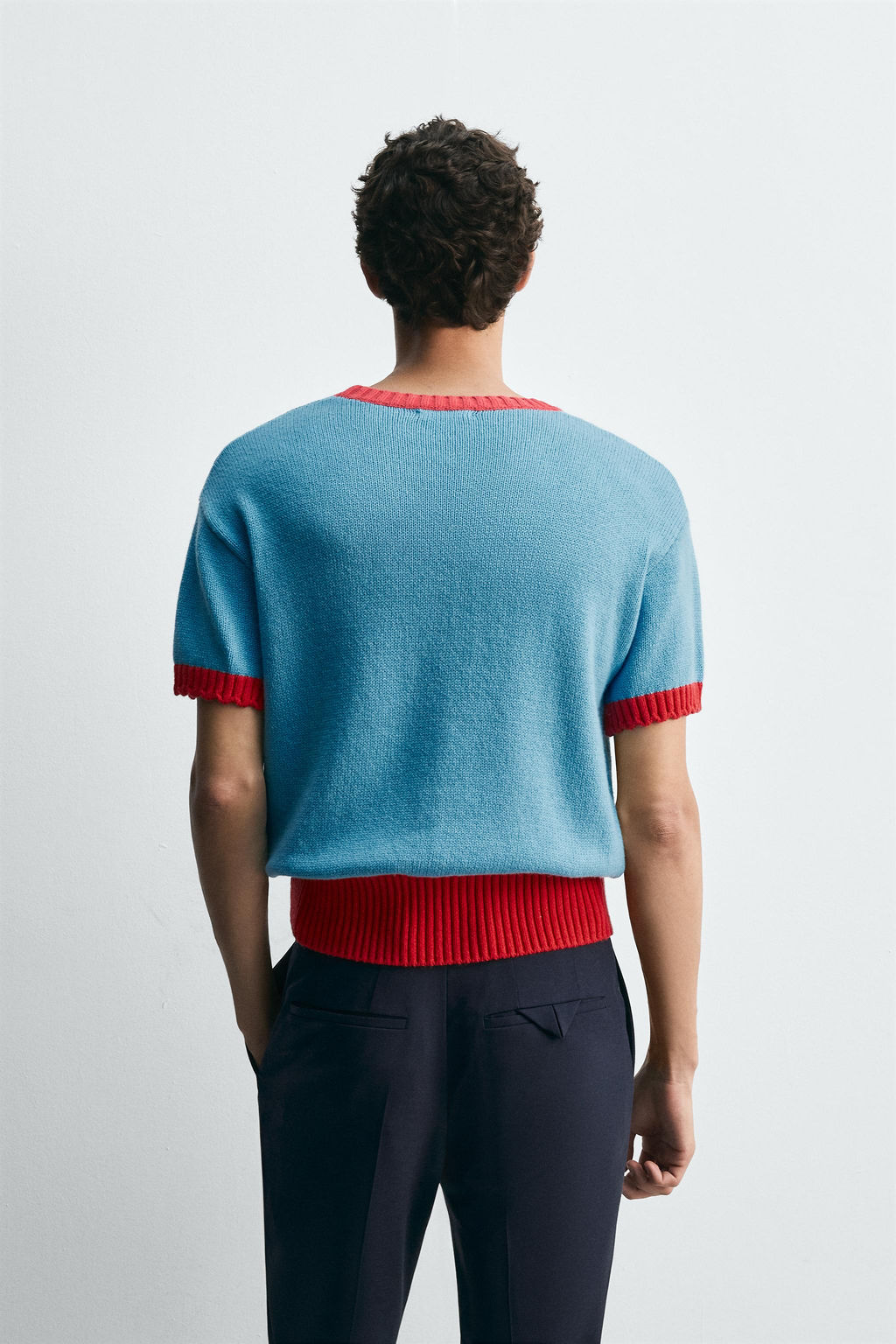 CONTRAST KNIT T-SHIRT HARRY LAMBERT FOR ZARA X DISNEY