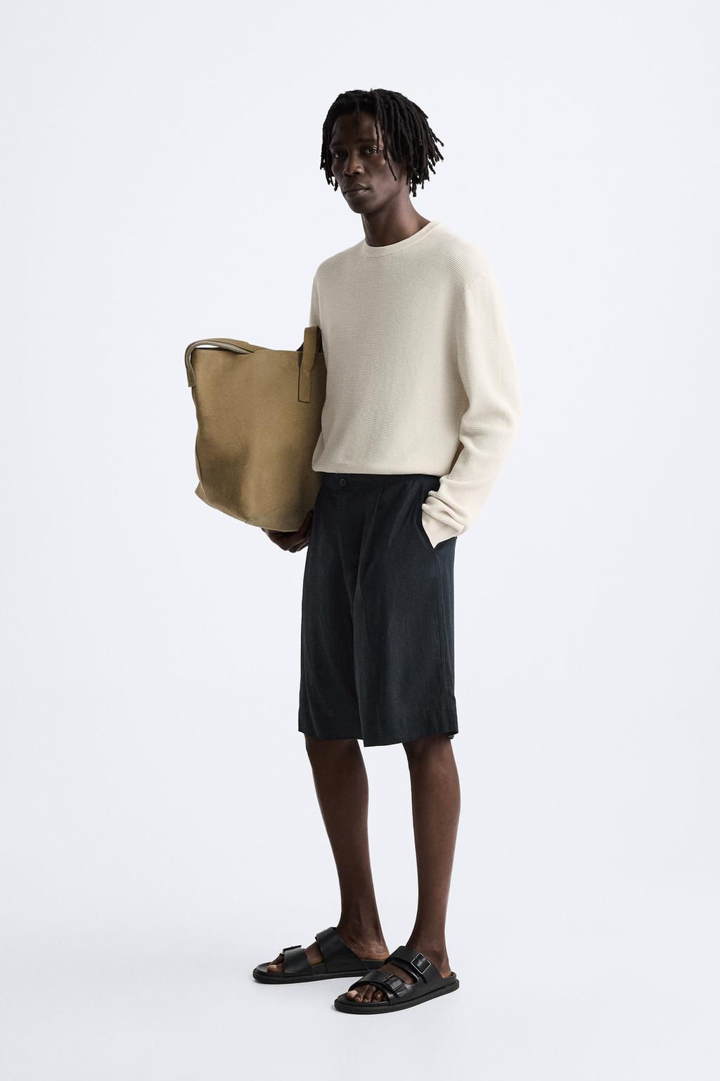 BASIC TEXTURED SWEATER - Zara фото 31