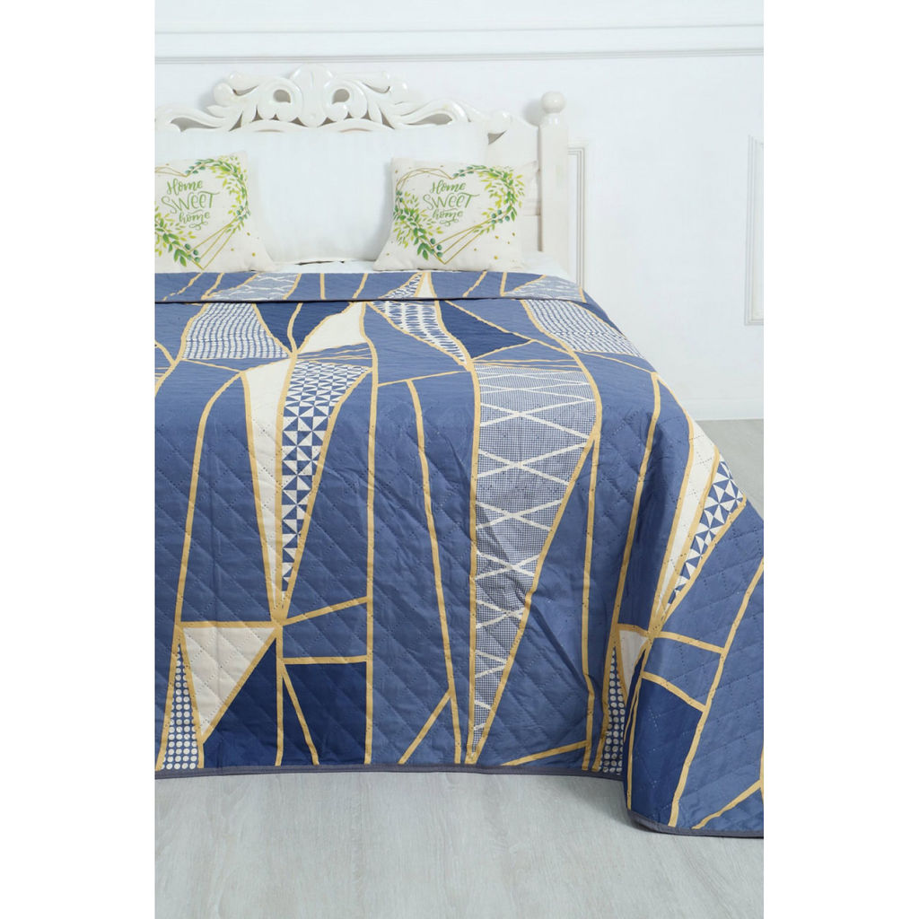 Покрывало двухстороннее стеганое из полиэфирной ткани Полисатин Премиум 200Х212 N-Collection  фото 2