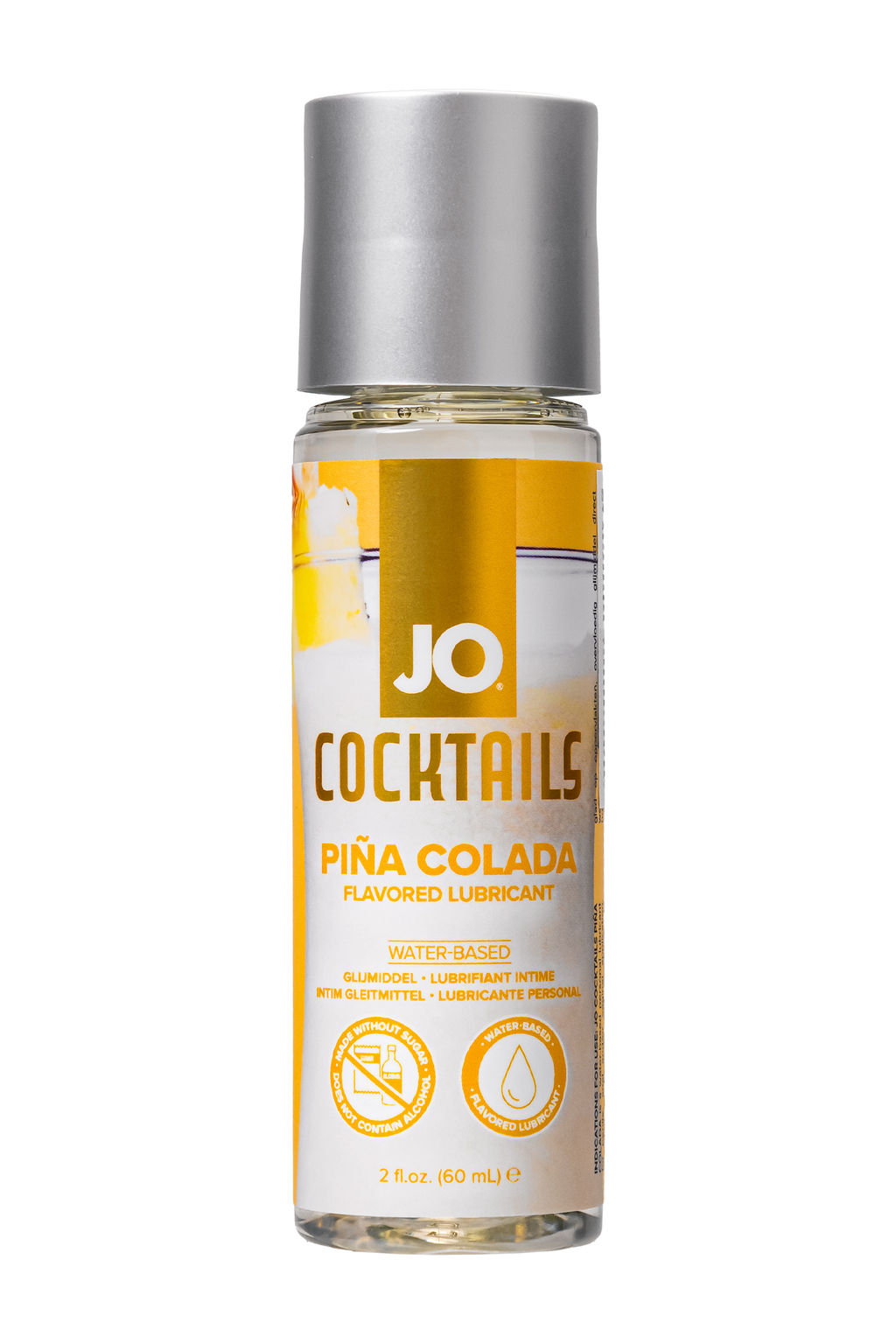 Съедобный лубрикант со вкусом коктейля Пина Колада JO H2O PINA COLADA, 60 мл