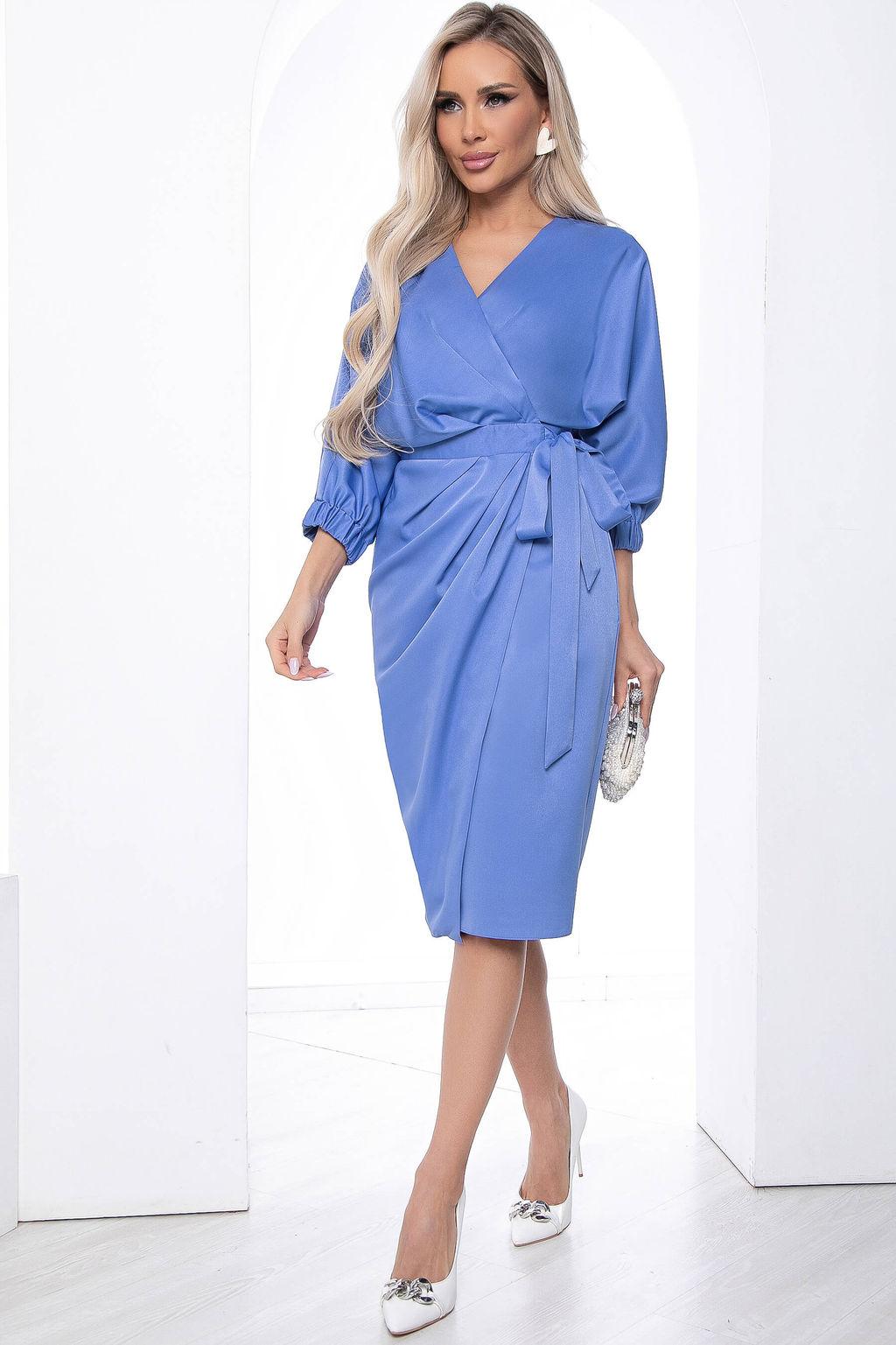 Платье Агния (синее) П8923 - Lt collection фото 6