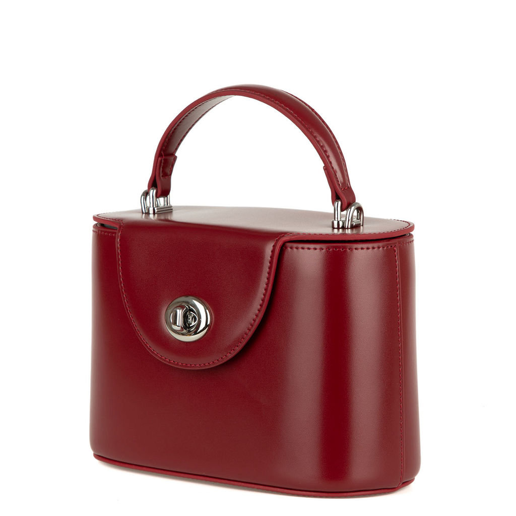 1139 red, Женская кожаная сумка, Barcelo Biagi