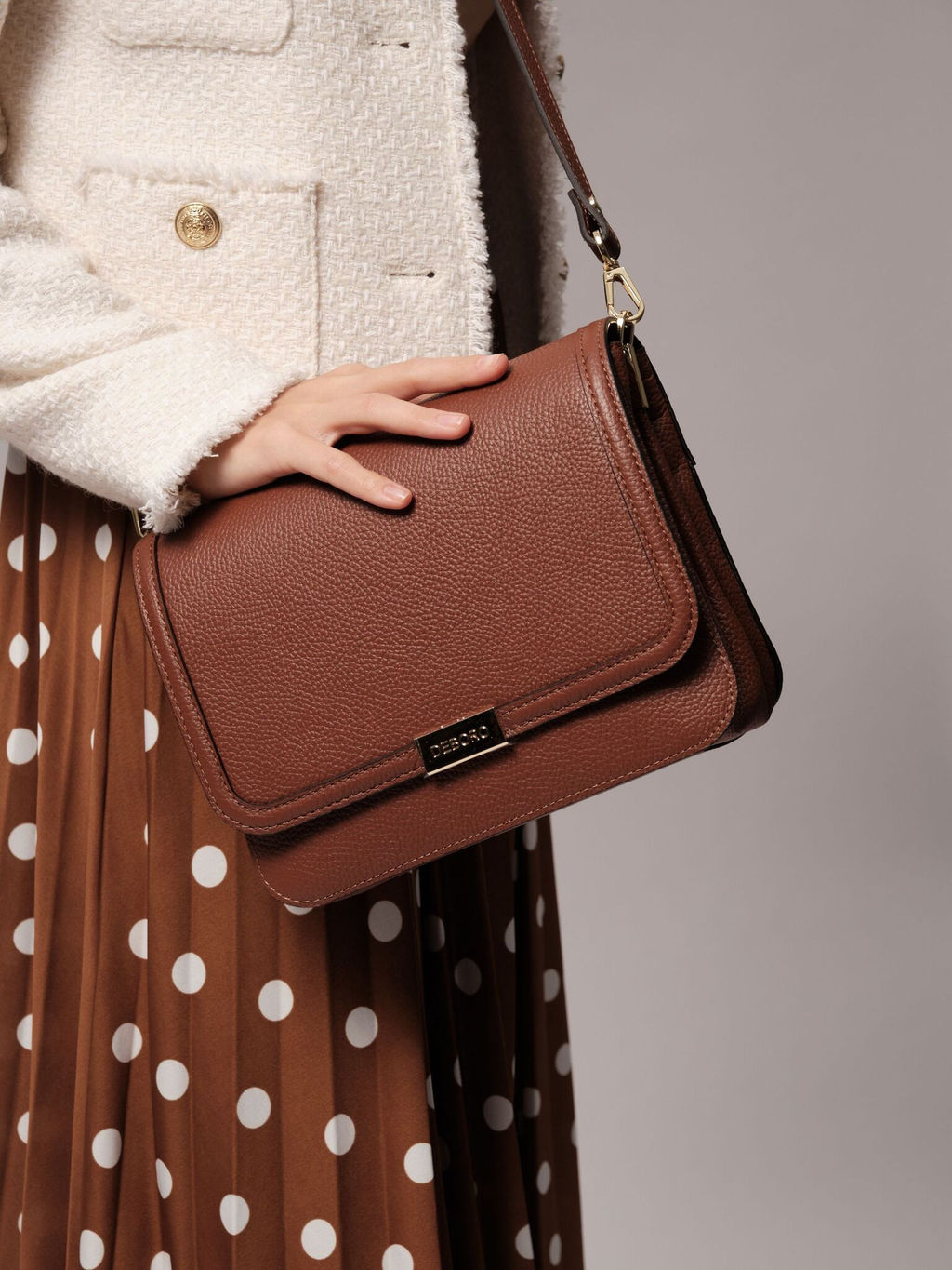 Сумка через плечо Deboro 30532 коппер