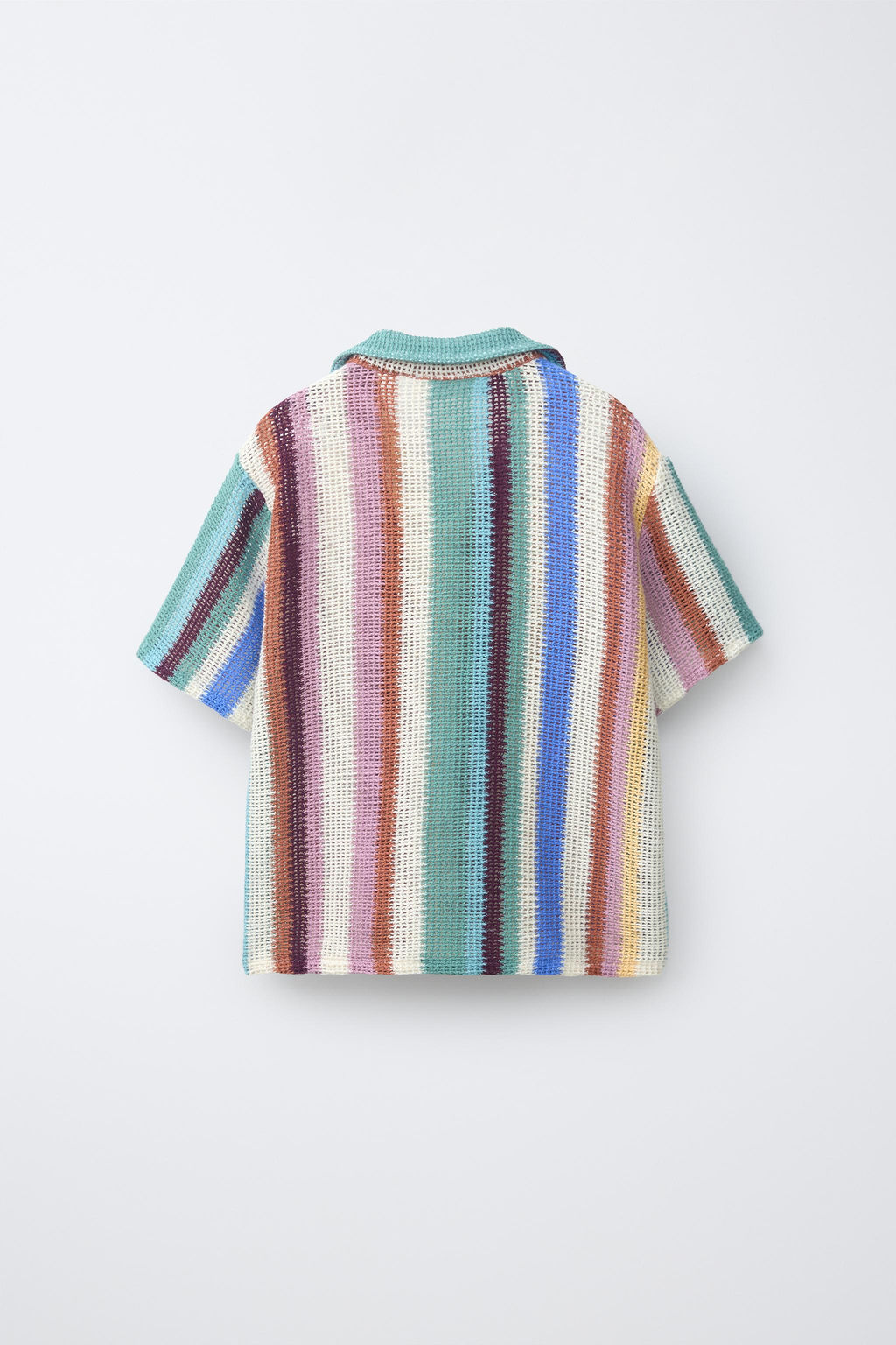 CAMISA CROCHET RAYAS / rayas